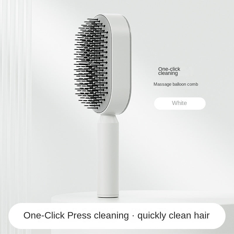 Women Fashion 3D Hair Growth Comb Hairbrush Self-Cleaning Anti Hair Loss
