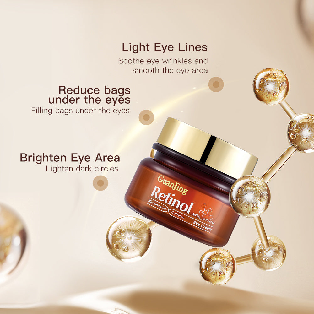 GUANJING Natural Skincare Retinol Eye Cream Vegan Organic