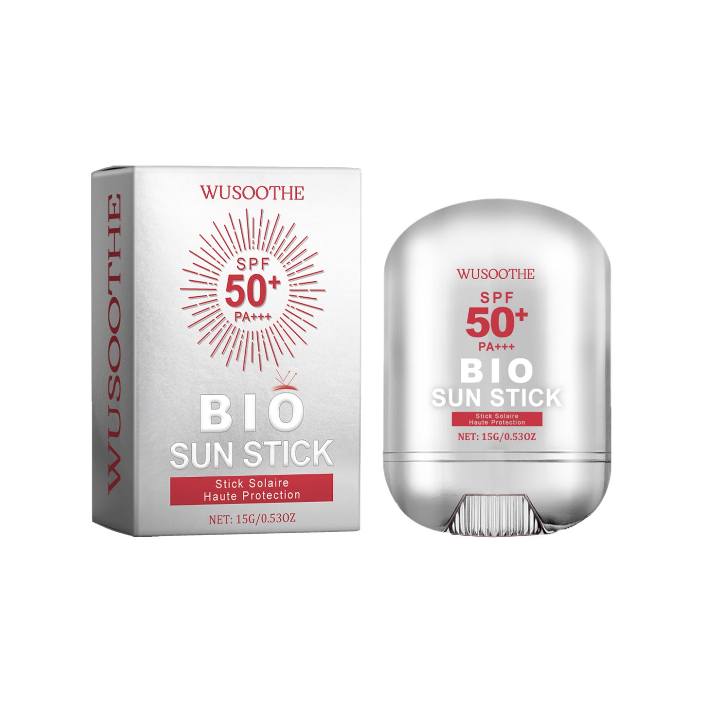 WUSOOTHE Bio Sun Stick 15g - Advanced UV Protection Sunscreen Stick