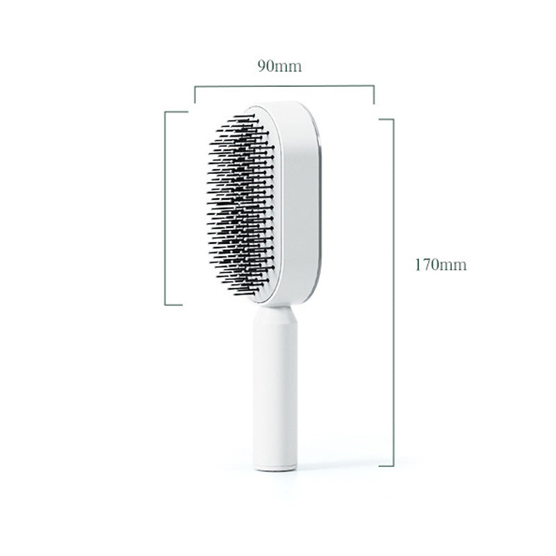 Women Fashion 3D Hair Growth Comb Hairbrush Self-Cleaning Anti Hair Loss