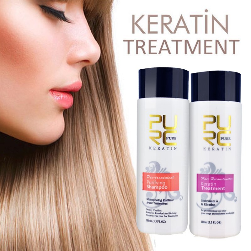 PURC Straightening Hair Repair And Straighten Damage Brazilian Keratin Treatment
