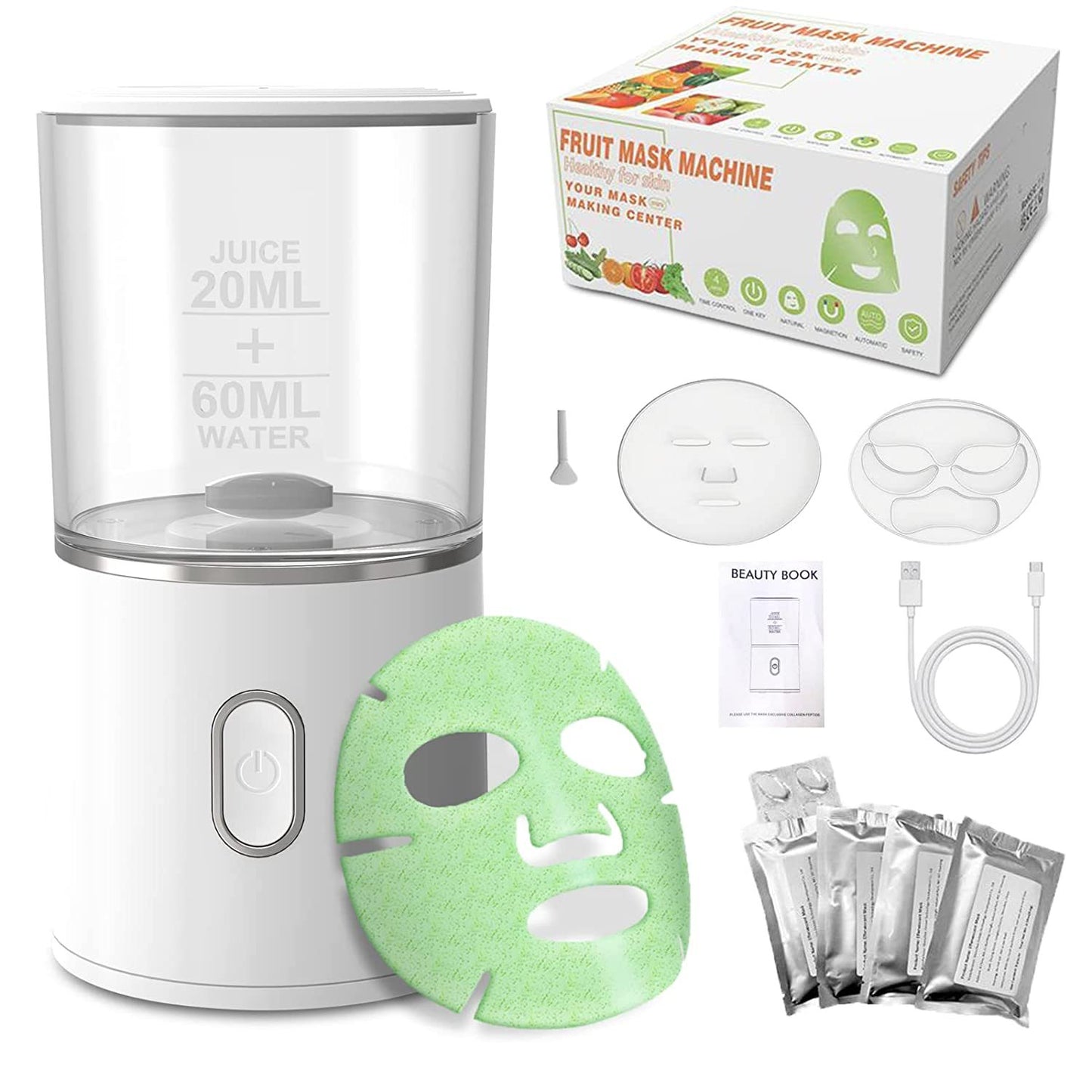 DIY Automatic Facial Fruit Vegetable Mask Maker Machine Mask