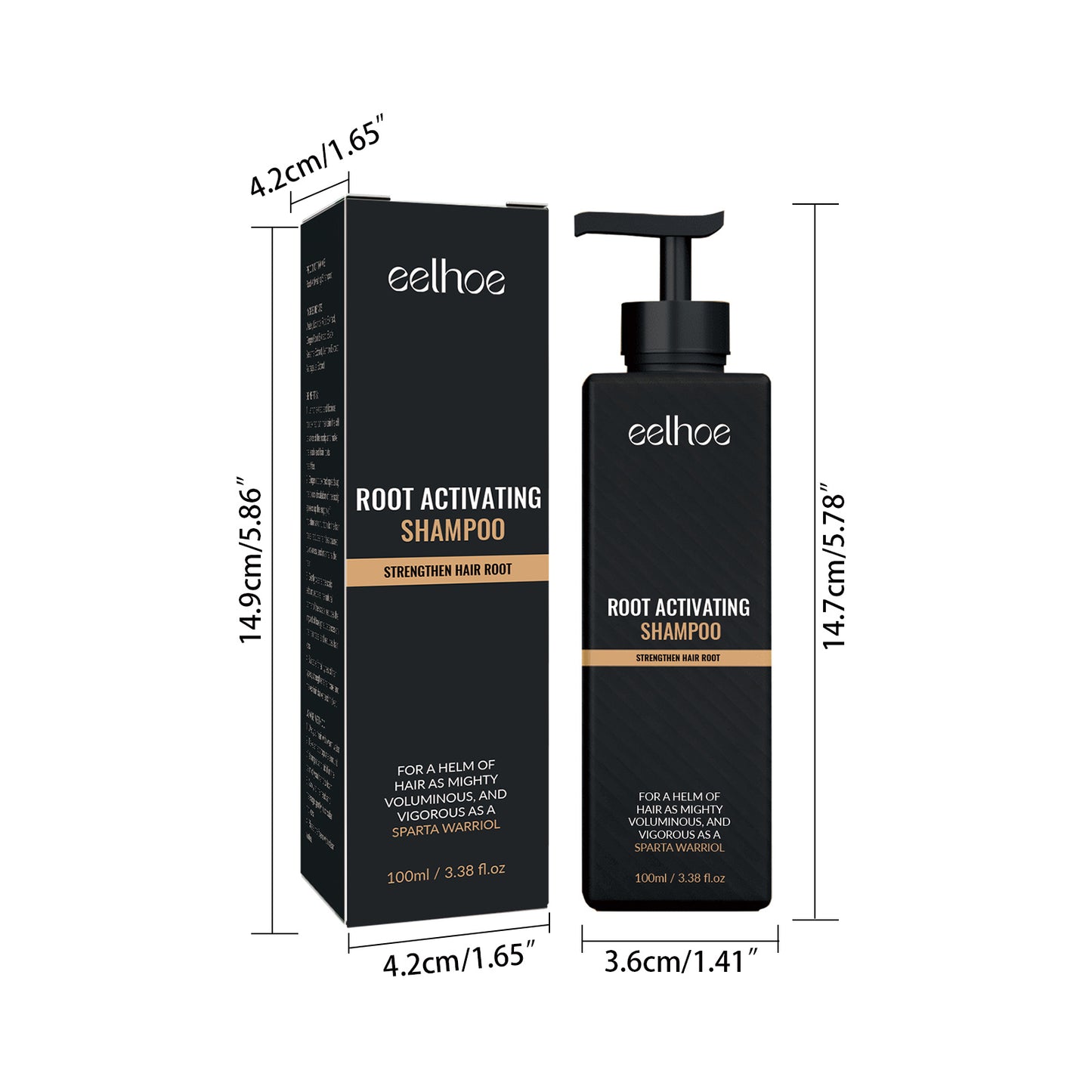 Root Activator Shampoo, Natural Hair Regrowth Shampoos, Unisex Hair Thickening