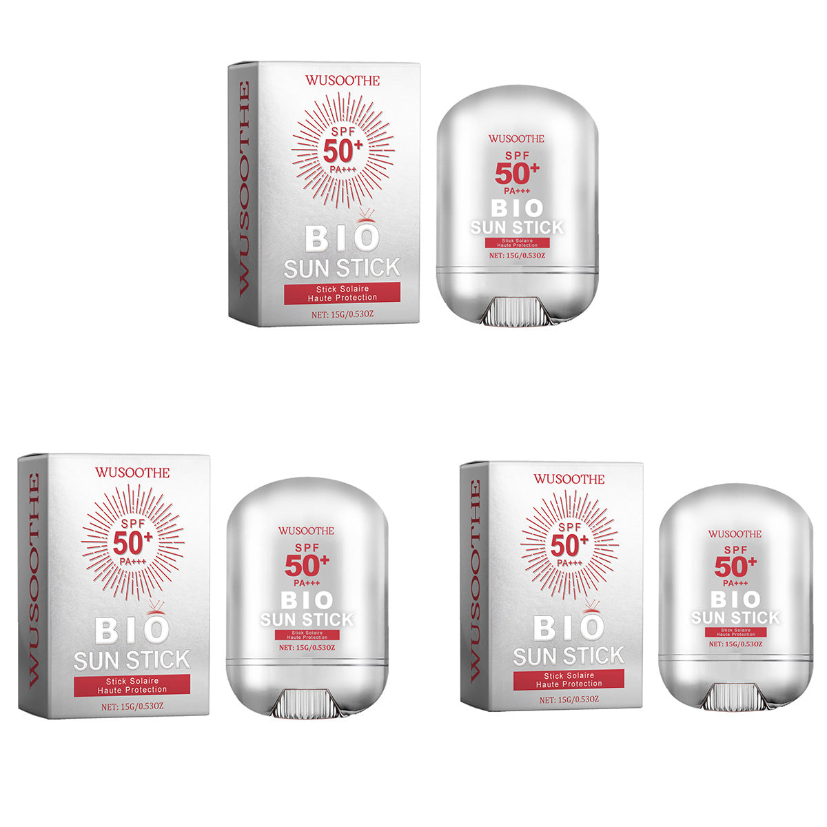 WUSOOTHE Bio Sun Stick 15g - Advanced UV Protection Sunscreen Stick