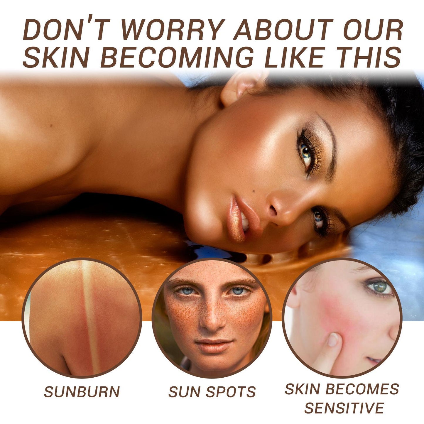 Tanning Face Care Cream Summer Beach Self-tanning Bronze Sun Cream