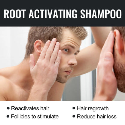 Root Activator Shampoo, Natural Hair Regrowth Shampoos, Unisex Hair Thickening