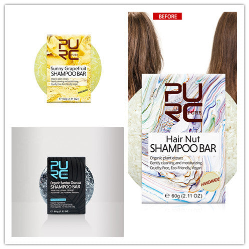 Shampoo hand extracting hair care soap