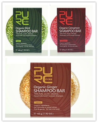 Shampoo hand extracting hair care soap