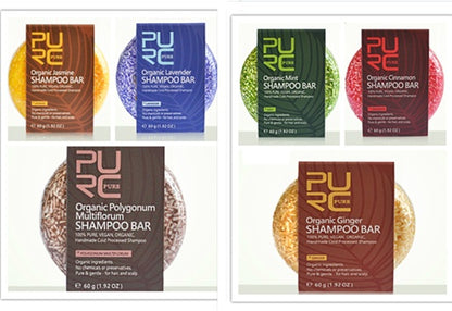 Shampoo hand extracting hair care soap