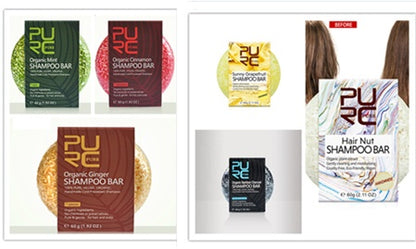 Shampoo hand extracting hair care soap