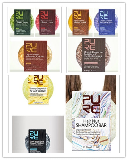 Shampoo hand extracting hair care soap