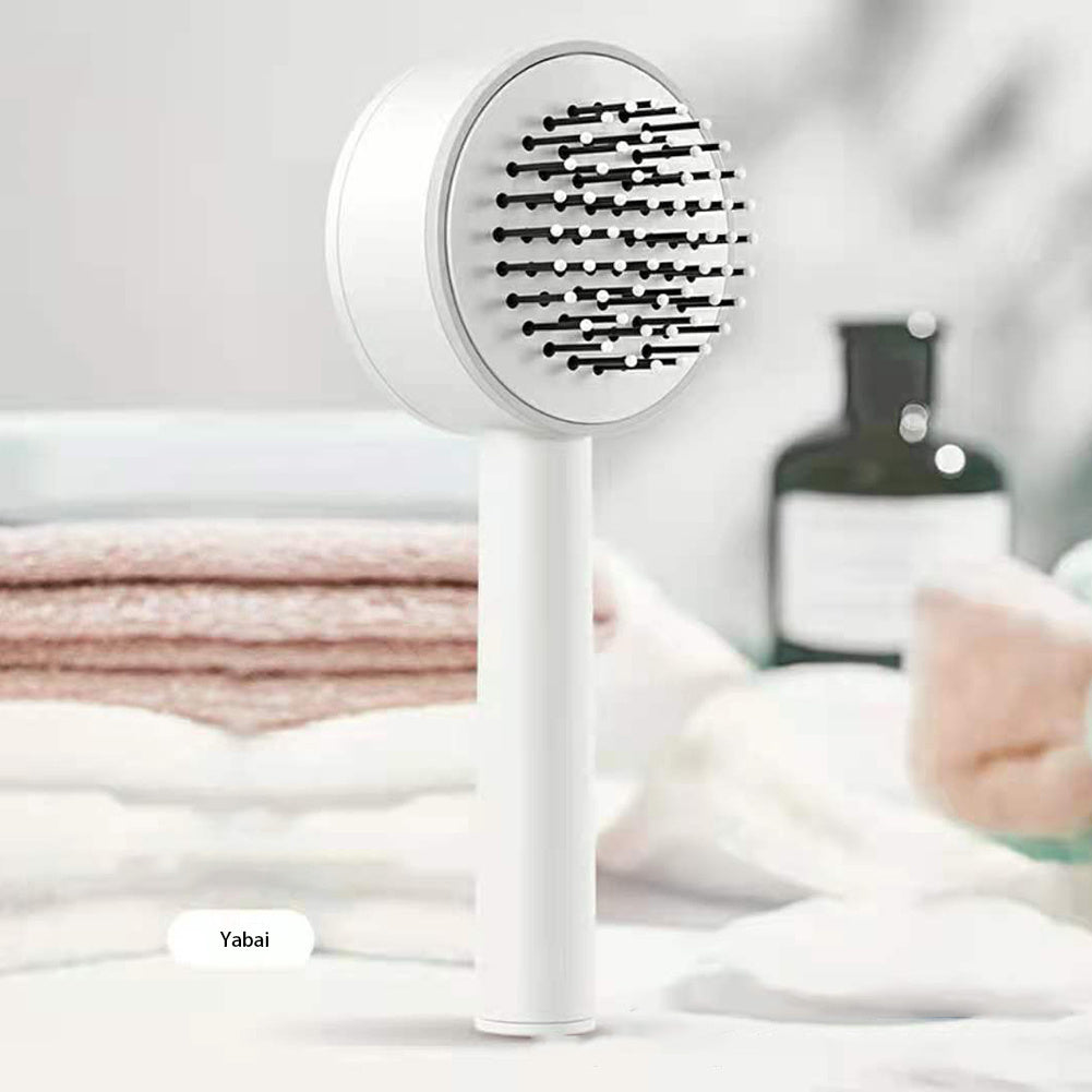 One-key Self-cleaning Hair Brush For Women Curly Hair Brush Massage Comb