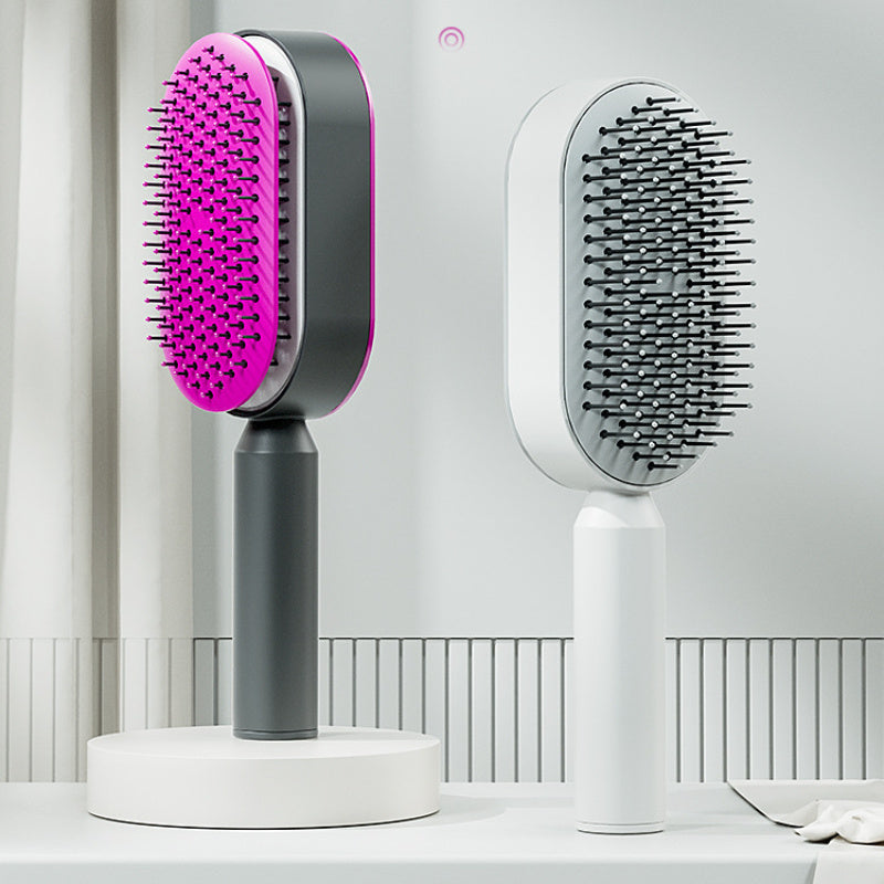 Women Fashion 3D Hair Growth Comb Hairbrush Self-Cleaning Anti Hair Loss