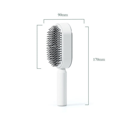 Women Fashion 3D Hair Growth Comb Hairbrush Self-Cleaning Anti Hair Loss