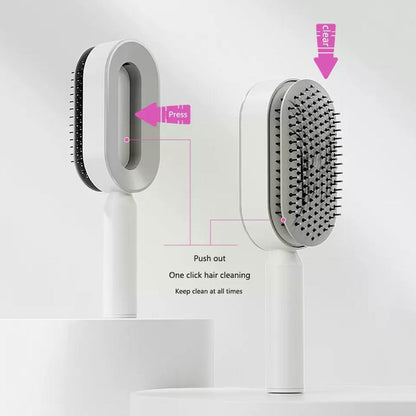 Women Fashion 3D Hair Growth Comb Hairbrush Self-Cleaning Anti Hair Loss