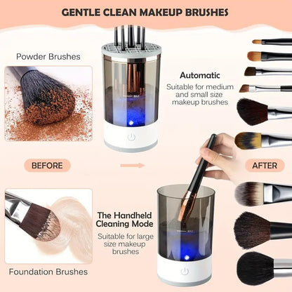 Makeup Brush Cleaner Automatic Rotating Makeup Brush Cleaner USB