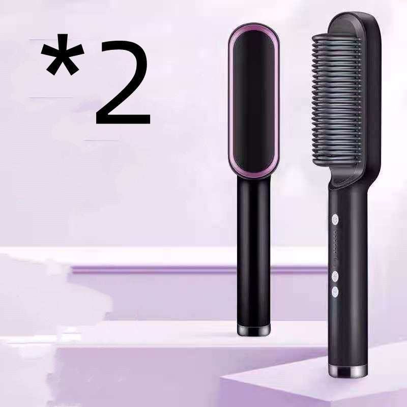 New 2 In 1 Hair Straightener Comb