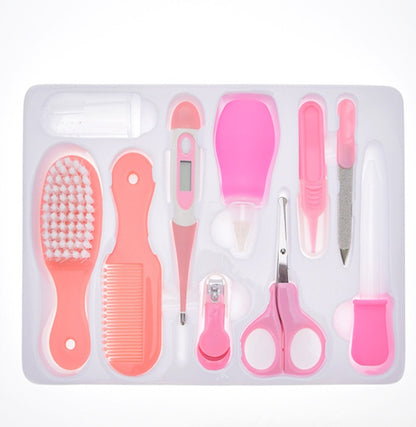 Nasal Care 10 Piece Set Baby Manicure Clamp Nail Clipper Set