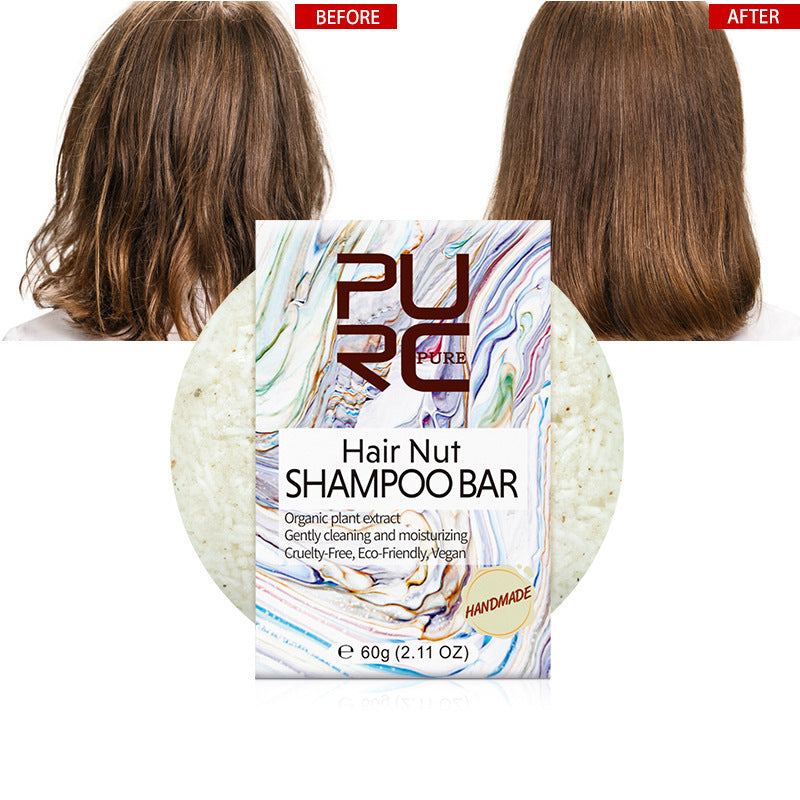 Shampoo hand extracting hair care soap