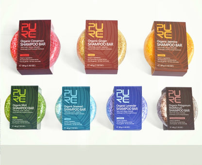 Shampoo hand extracting hair care soap