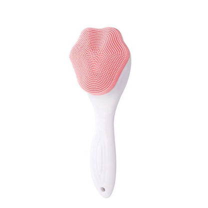 Handheld Silicone Face Scrubber Exfoliator, Soft Face Wash Brush