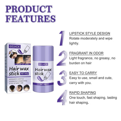 EELHOE Hair Wax Stick Broken Hair Polishing Hair Wax Haircare