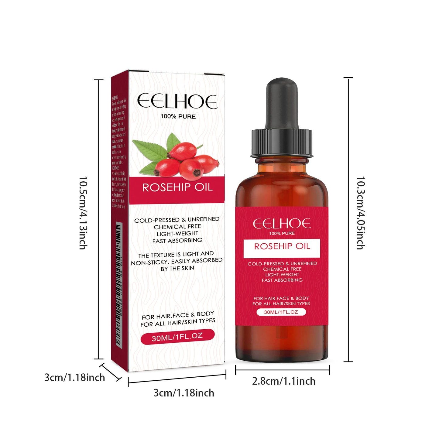 EELHOE Smooth Hair Care, And Massage Oil 3 in 1