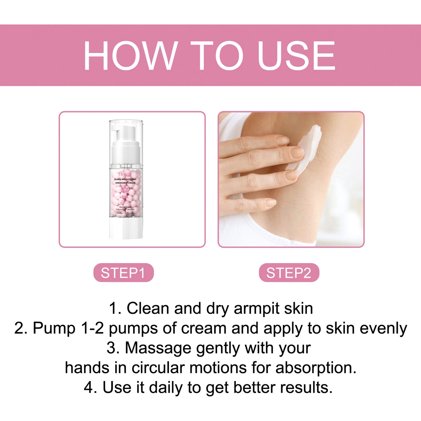 Hoygi Brightening Underarm Cream Lightens Dark Joints Body Creams