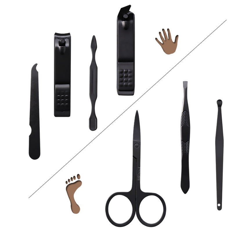 7 nail clippers Set knife eyebrow set function Manicure Manicure Kit