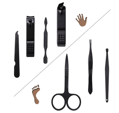 7 nail clippers Set knife eyebrow set function Manicure Manicure Kit