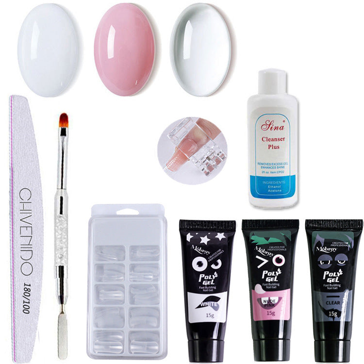 Nail Art Solid Extension Glue Set long lasting