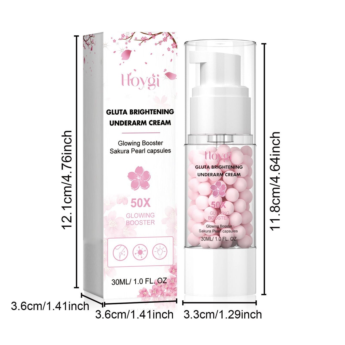 Hoygi Brightening Underarm Cream Lightens Dark Joints Body Creams