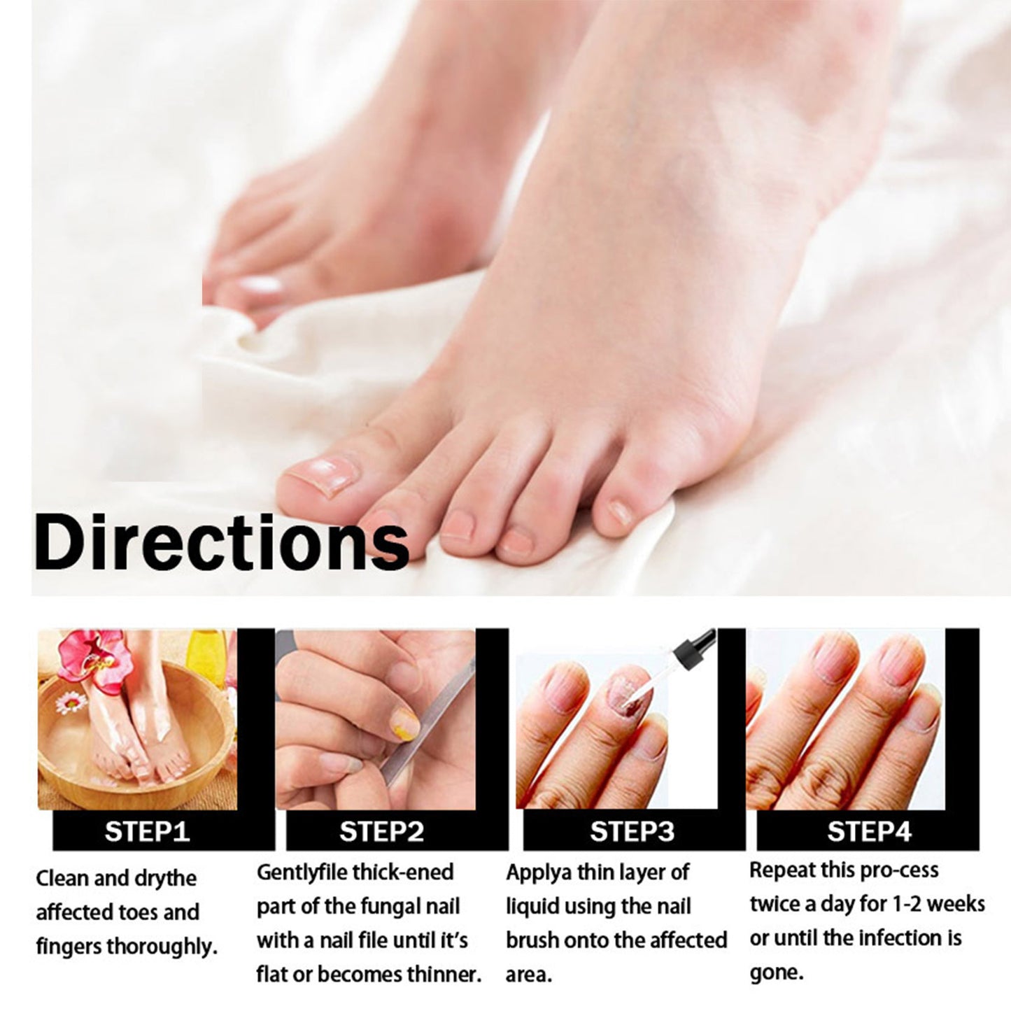 EELHOE Nail Repair Solution, Thickening And Brightening Nail Care Solution