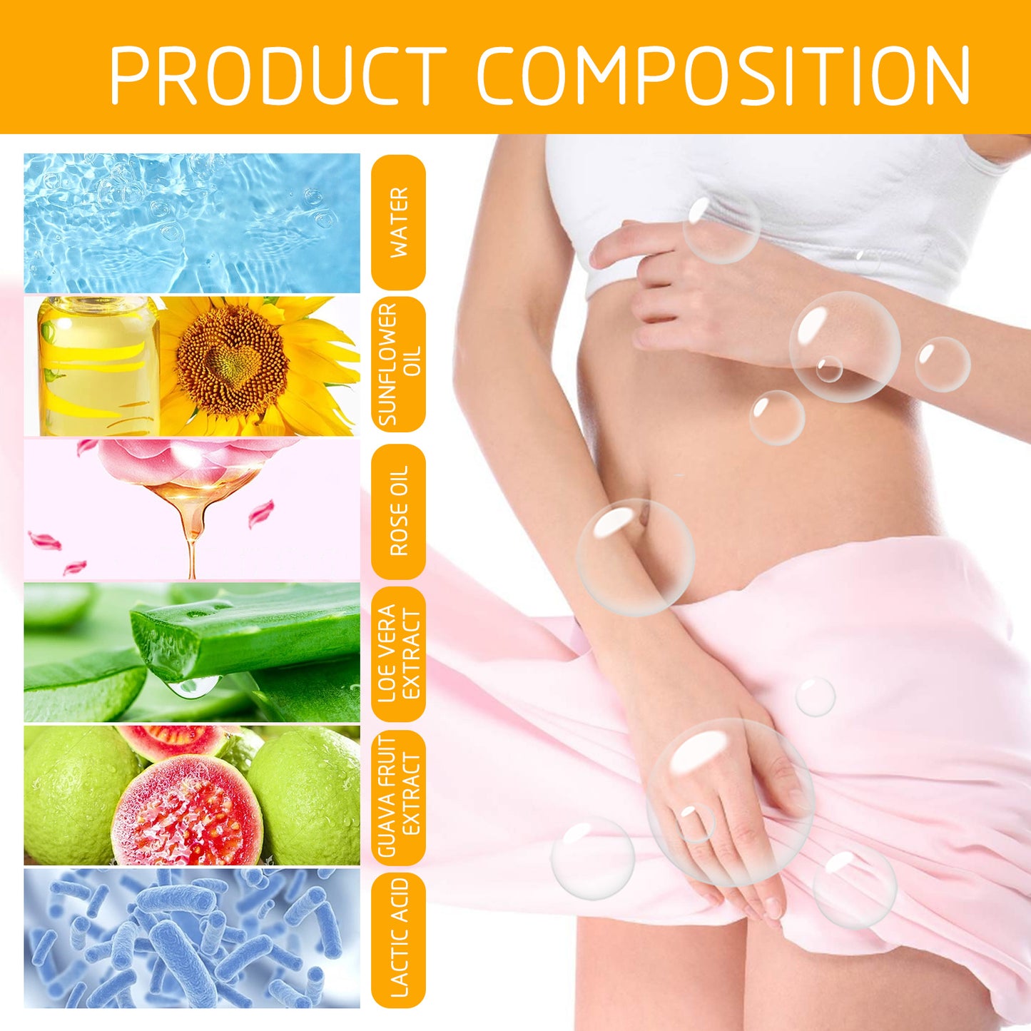 EELHOE Women's Shower Gel Body Cleansing Oil Control Shower Gel