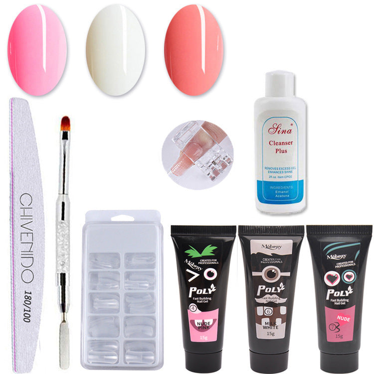 Nail Art Solid Extension Glue Set long lasting