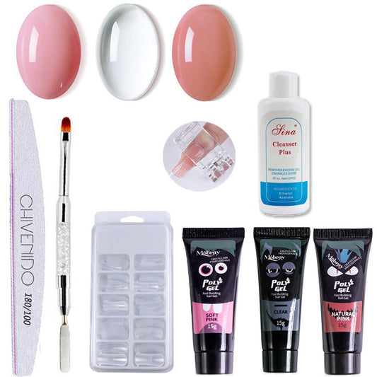 Nail Art Solid Extension Glue Set long lasting