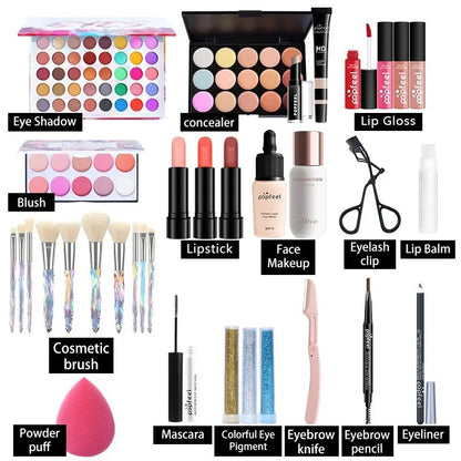 Cosmetics Makeup Set Complete Set Novice Light Makeup Gift Box