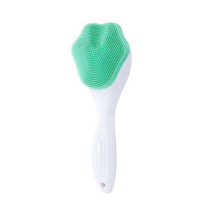 Handheld Silicone Face Scrubber Exfoliator, Soft Face Wash Brush