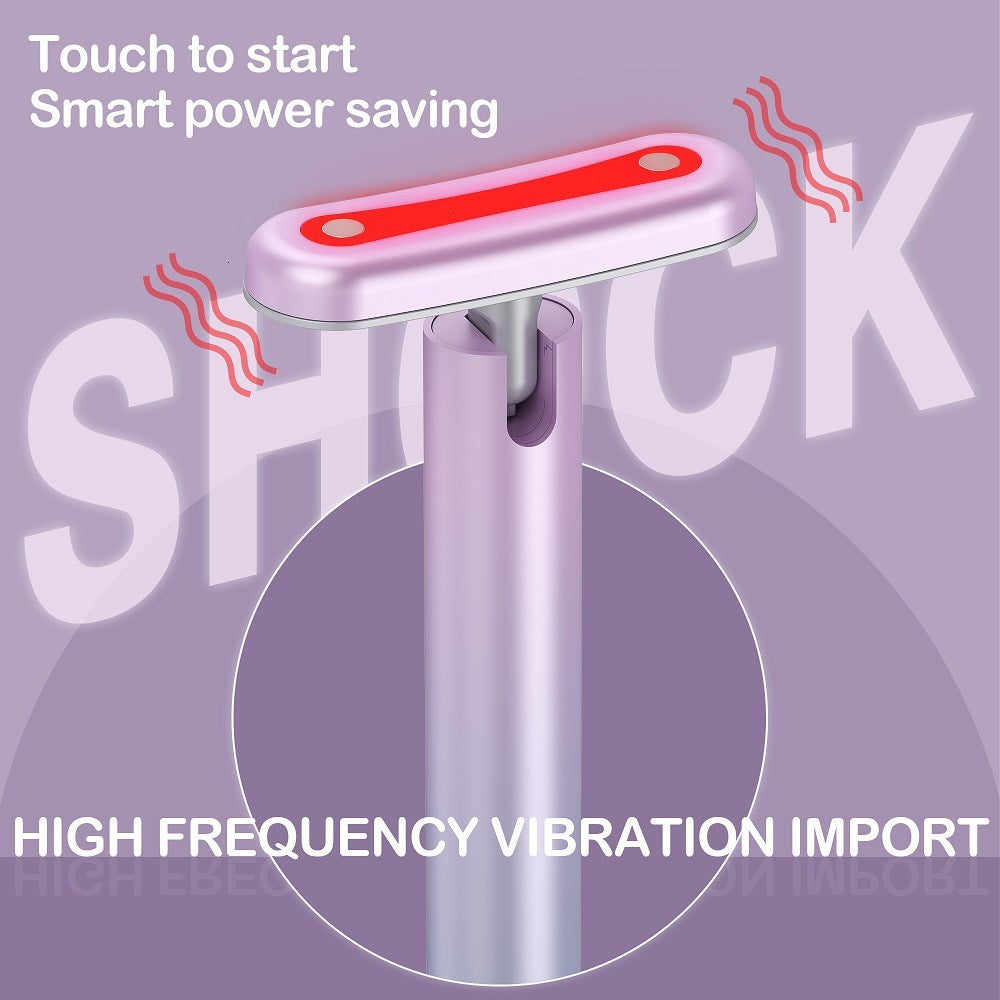 Wand EMS Micro-current Introduction Rotatable Vibration Face And Neck Massage Set