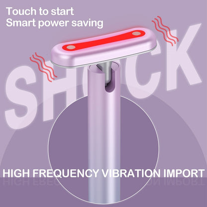 Wand EMS Micro-current Introduction Rotatable Vibration Face And Neck Massage Set