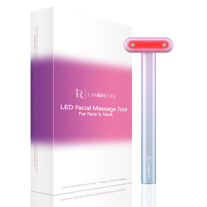 Wand EMS Micro-current Introduction Rotatable Vibration Face And Neck Massage Set