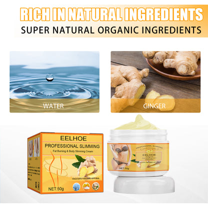 EELHOE Ginger Weight Loss Cream Slimming Fat Burning Body Weight Loss