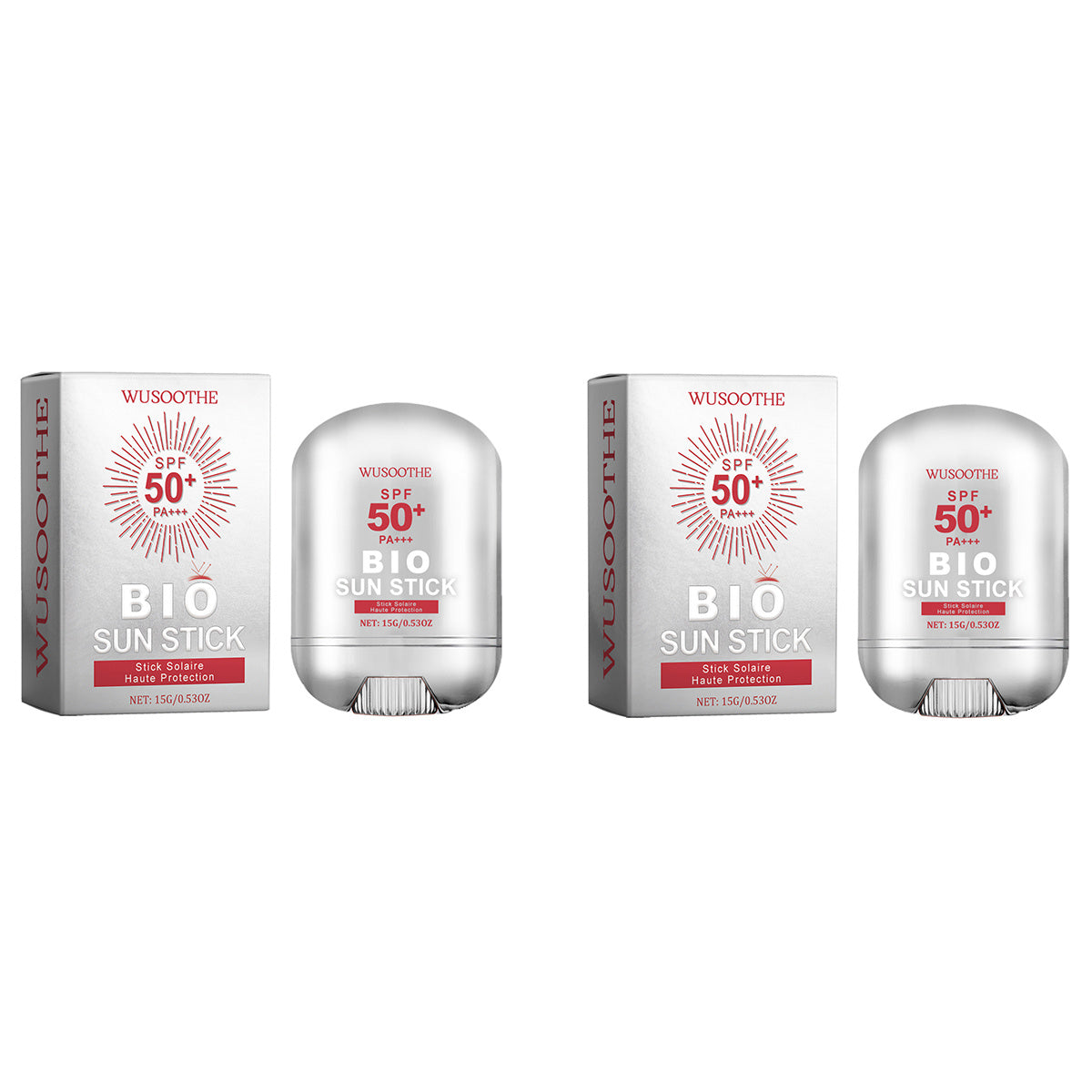 WUSOOTHE Bio Sun Stick 15g - Advanced UV Protection Sunscreen Stick