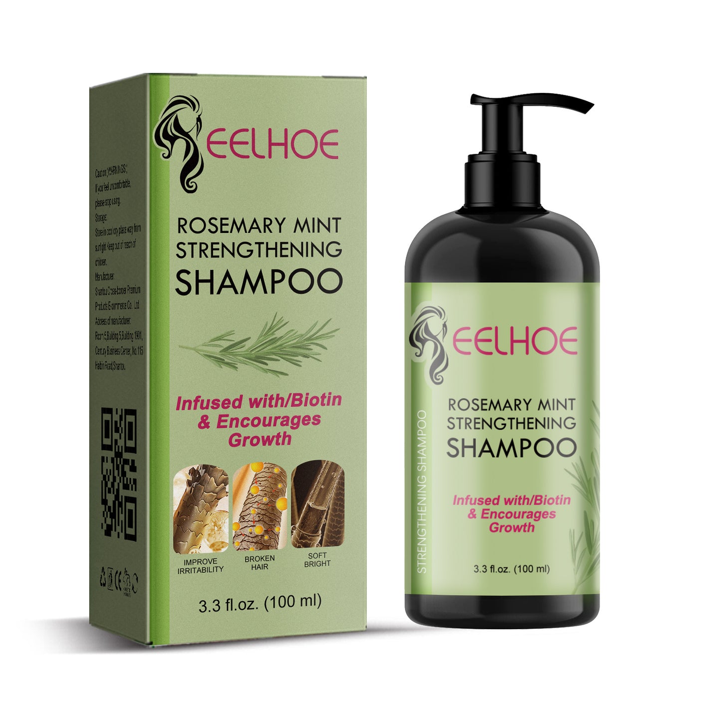 EELHOE Hair Enrichment  Moisturizes Repair Hair Root Thickening Shampoo
