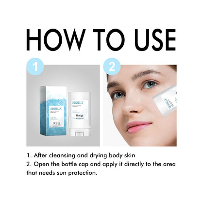 Hyaluronic Acid Sunscreen Stick Gentle Moisturizing UV Protection For Sunburned Skin