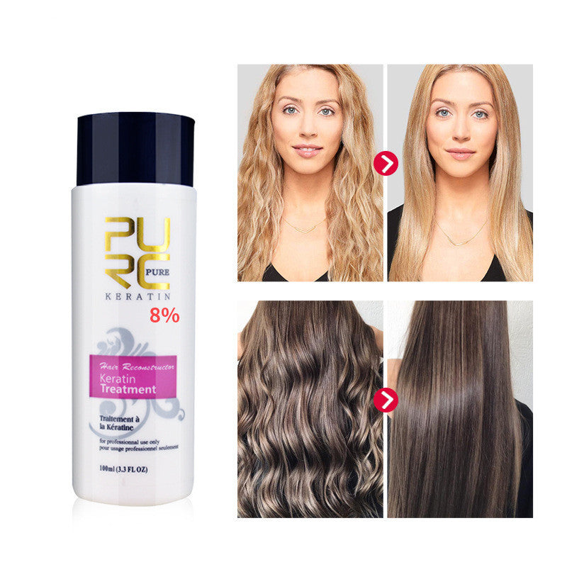 PURC Straightening Hair Repair And Straighten Damage Brazilian Keratin Treatment